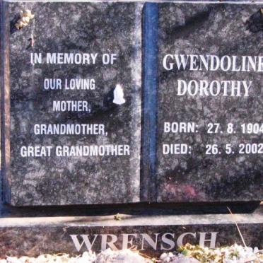 WRENSCH Gwendoline Dorothy 1904-2002