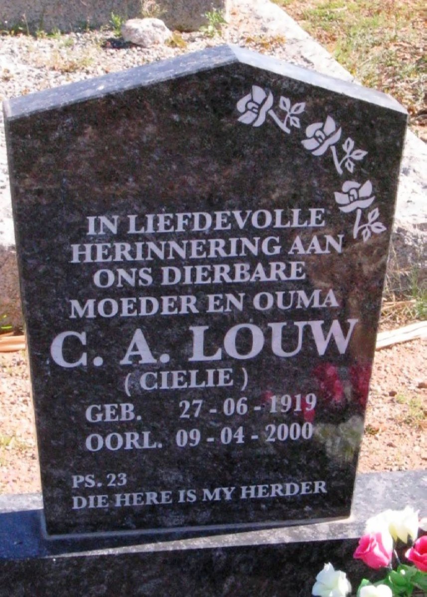 LOUW C.A. 1895-1966