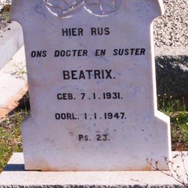 LOUW Beatrix 1931-1947