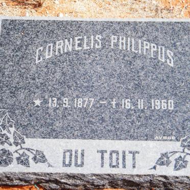 TOIT Cornelis Philippus, du 1877-1960