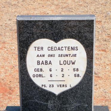 LOUW Baba 1958-1958