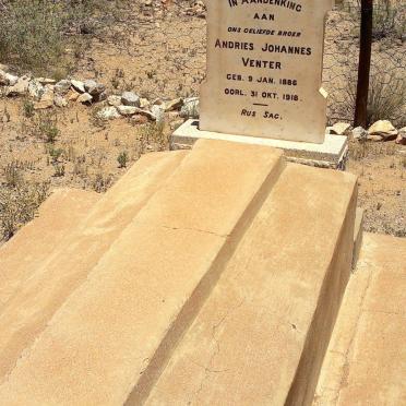 VENTER Andries Johannes 1886-1918