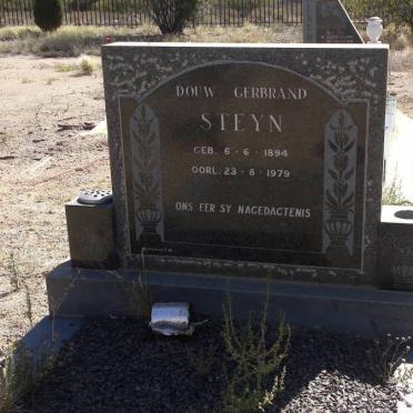 STEYN Douw Gerbrand 1894-1979