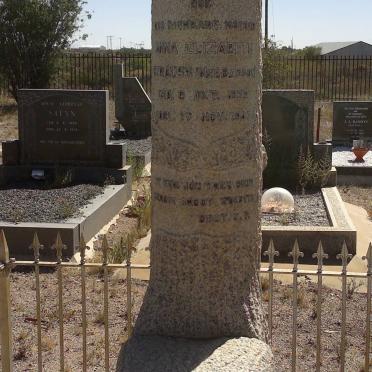 STRAUSS Jacobus C. 1858-1923 &amp; Anna Elizabeth BASSON