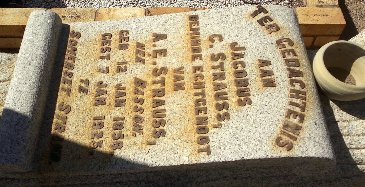 STRAUSS Jacobus C. 1858-1923