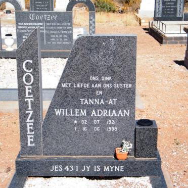 COETZEE Willem Adriaan 1921-1998