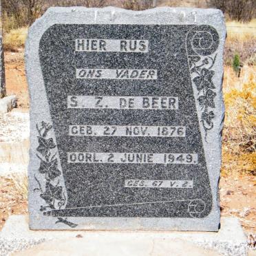 BEER S.Z., de 1876-1949 &amp; Elsie J.J.C. 1880-1940