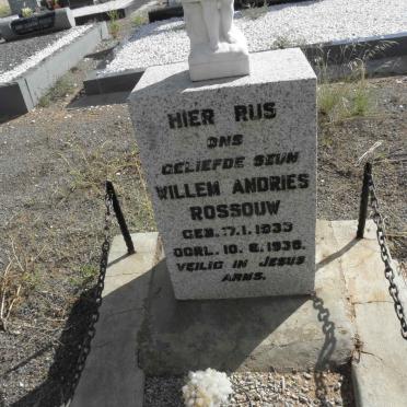 ROSSOUW Willem Andries 1933-1938