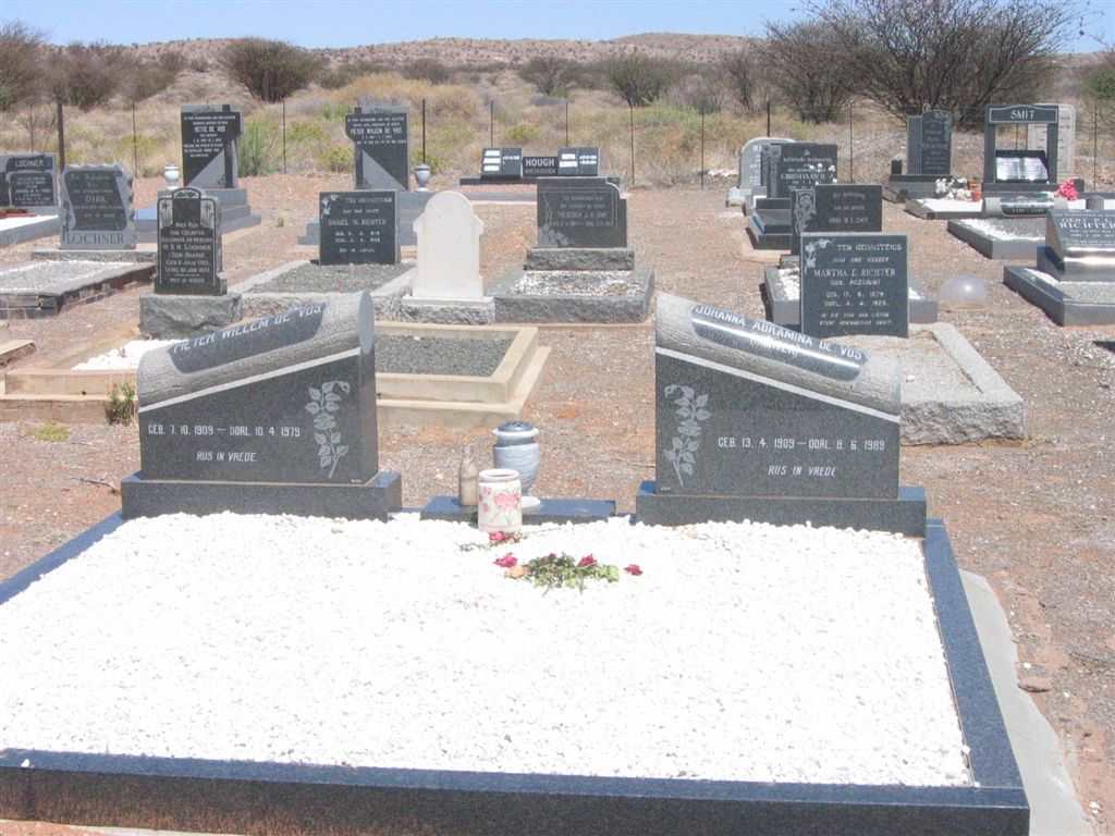 VOS Pieter Willem, de 1909-1979 &amp; Johanna Abramina RICHTER 1909-1989