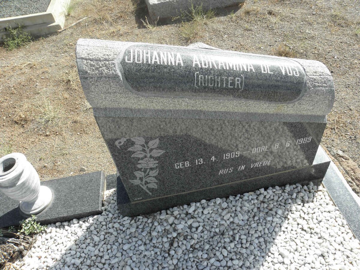 VOS Johanna Abramina, de nee RICHTER 1909-1989