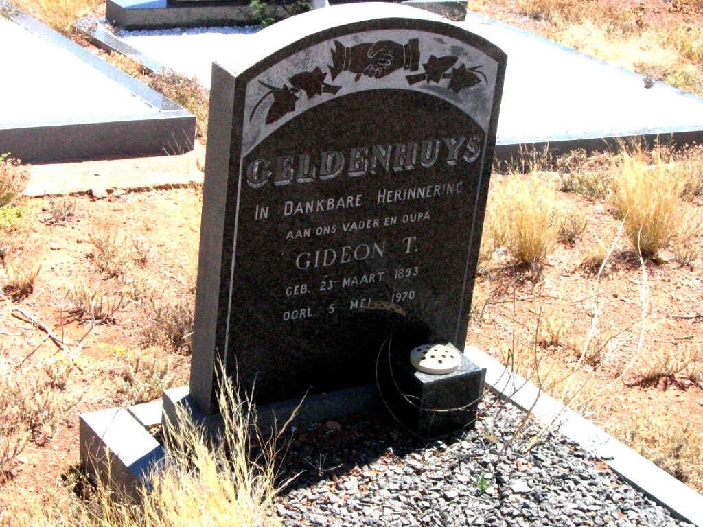 GELDENHUYS Gideon T. 1893-1970