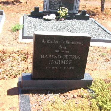 HARMSE Barend Petrus 1896-1967