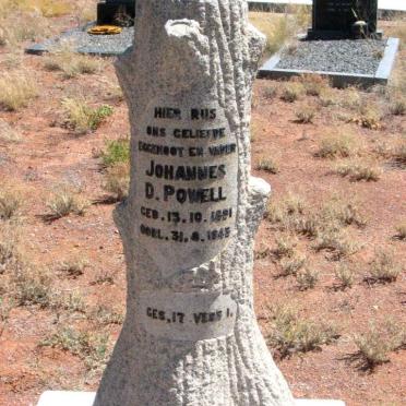 POWELL Johannes D. 1881-1945