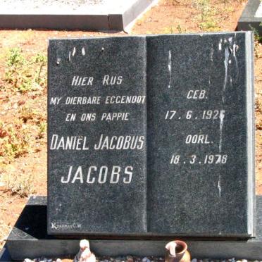 JACOBS Daniël Jacobus 1925-1978