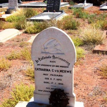 MERWE Catharina C., v.d. nee PASSANO 1873-1944