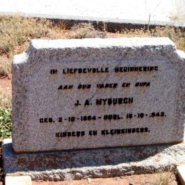 MYBURGH J.A. 1854-1942