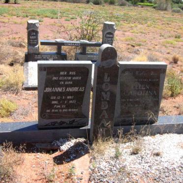 LOMBAARD Johannes Andreas 1897-1973 &amp; Ellen Carolina ?-?