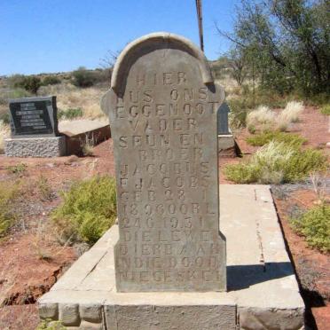 JACOBS Jacobus F. 1896-1931