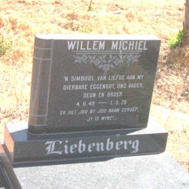 LIEBENBERG Willem Michiel 1949-1978