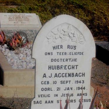 AGGENBACH Huibrecht A.J. 1943-1944