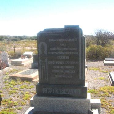 GROENEWALD Daniel Jacobus 1924-1954