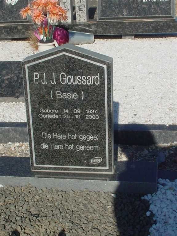 GOUSSARD P.J.J. 1937-2003