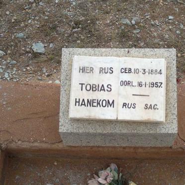 HANEKOM Tobias 1884-1957