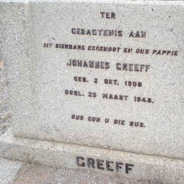 GREEFF Johannes 1908-1948