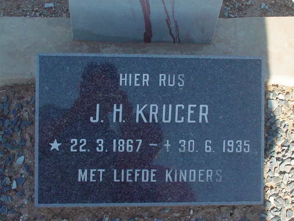 KRUGER J.H. 1867-1935