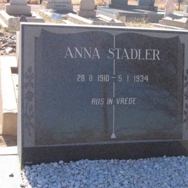 STADLER Anna 1910-1934