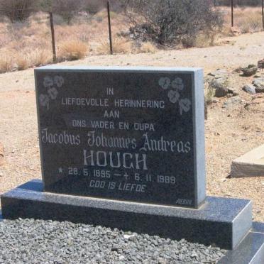 HOUGH Jacobus Johannes Andreas 1895-1989