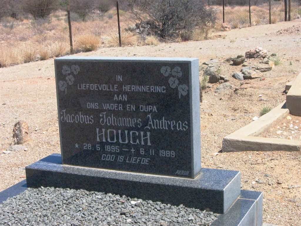 HOUGH Jacobus Johannes Andreas 1895-1989