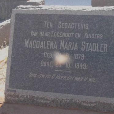 STADLER Magdalena Maria 1879-1949