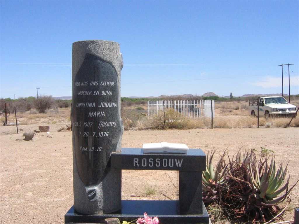 ROSSOUW  Christina Johanna Maria née RICHTER 1907-1976