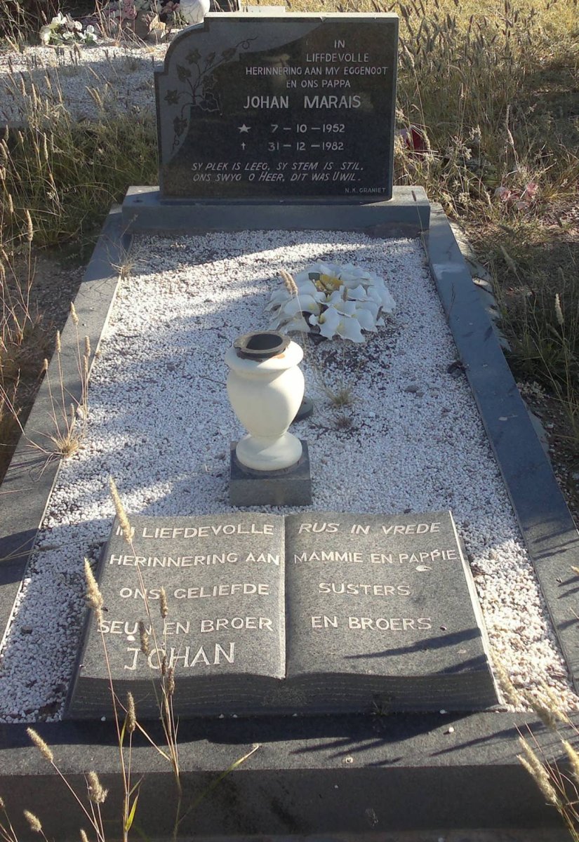 MARAIS Johan 1952-1982