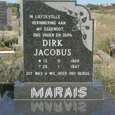 MARAIS Dirk Jacobus 1889-1947