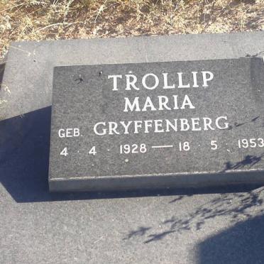 TROLLIP Maria nee GRYFFENBERG 1928-1953