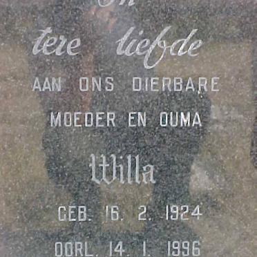 VISSER Floris 1914-1985 &amp; Willa 1924-1996