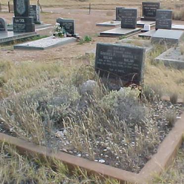 MALAN Gabriel P. 1877-1956 &amp; Martha E. 1865-1955