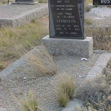 VERMEULEN Jan Paul de Villiers 1895-1958