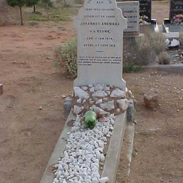 MERWE Johannes Andrieas, v.d. 1838-1913