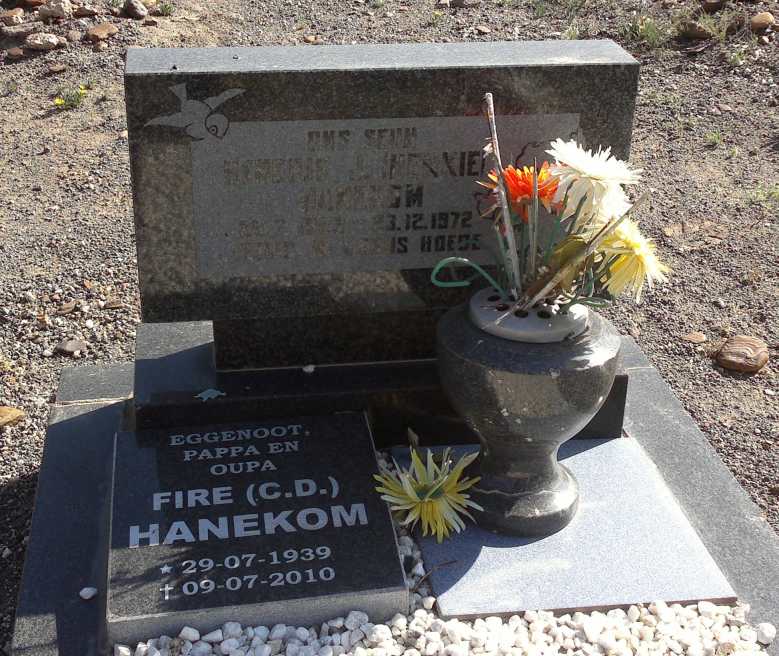 HANEKOM C.D. 1939-2010 :: HANEKOM Hendrik J. 1963-1972