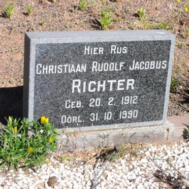 RICHTER Christiaan Rudolf Jacobus 1912-1990 &amp; Elizabeth Johanna Alberta 1907-1989