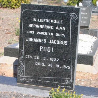 POOL Johannes Jacobus 1897-1975