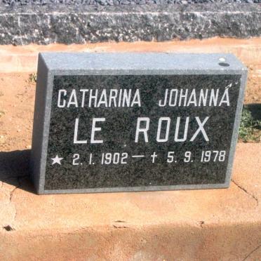 ROUX Catharina Johanna, le 1902-1978