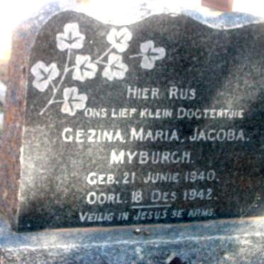 MYBURGH Gezina Maria Jacoba 1940-1942