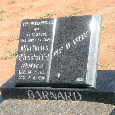 BARNARD Marthinus Christoffel 1915-1991