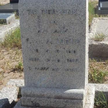 LÜTTIG P.J.A. 1870-1955