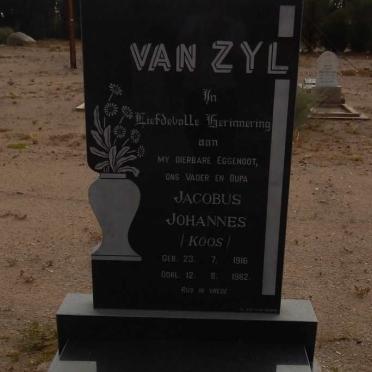 ZYL Jacobus Johannes, van 1916-1982