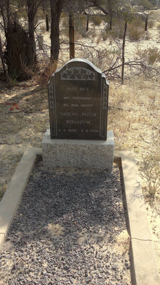 ROSSOUW Gideon Jozua 190?-1974